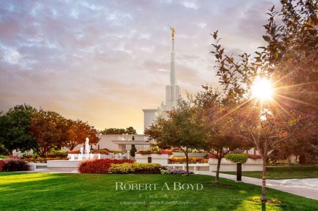 Denver Colorado Temple Sunshine