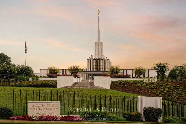 Picture of Atlanta Temple Eventide