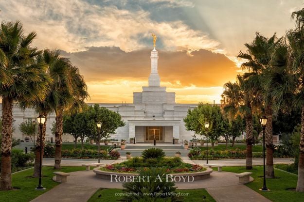 Picture of Ciudad Juarez Temple Sunset