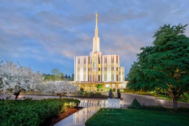 Picture of Seattle Temple Covenant Path