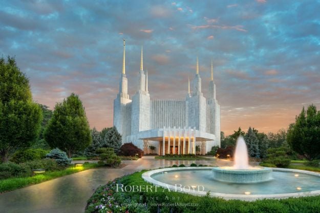 Picture of Washington DC Temple Covenant Path