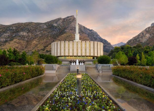 Picture of Provo Temple Covenant Path