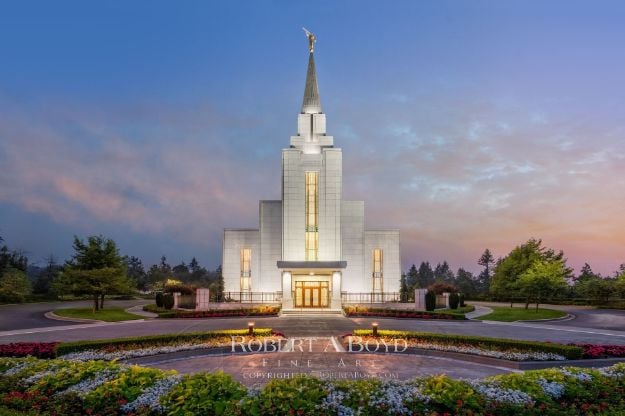 Picture of Vancouver Temple Eventide