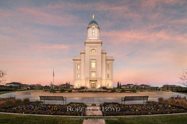 Picture of Cedar City Temple Morning