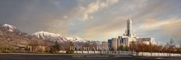 Picture of Mt Timpanogos Temple Serenity