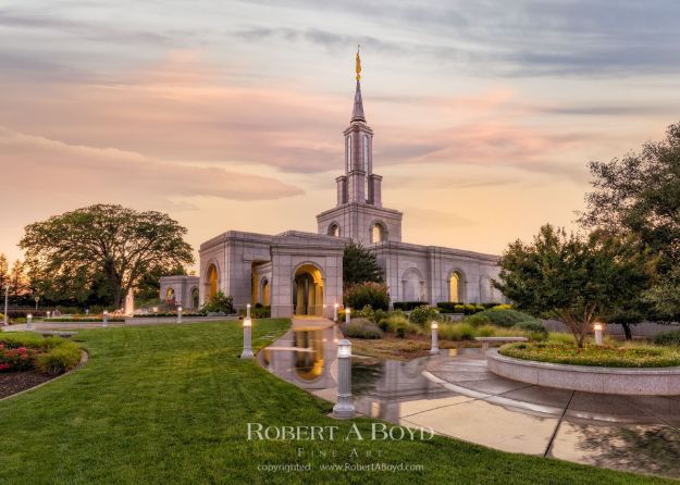 Picture of Sacramento Temple Evening Path