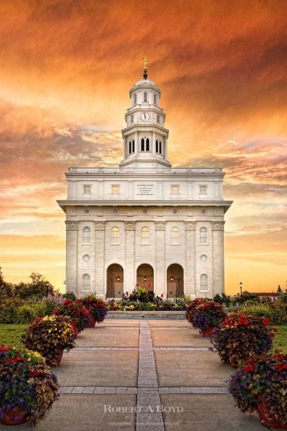 Picture of Nauvoo Temple Sunrise