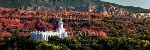 Picture of St. George Temple Panoramic