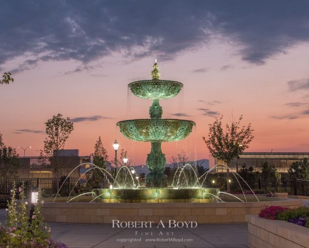 Picture of Provo City Center Temple Fountain