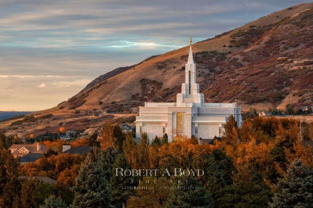 Picture of Bountiful Temple Fall Mountain