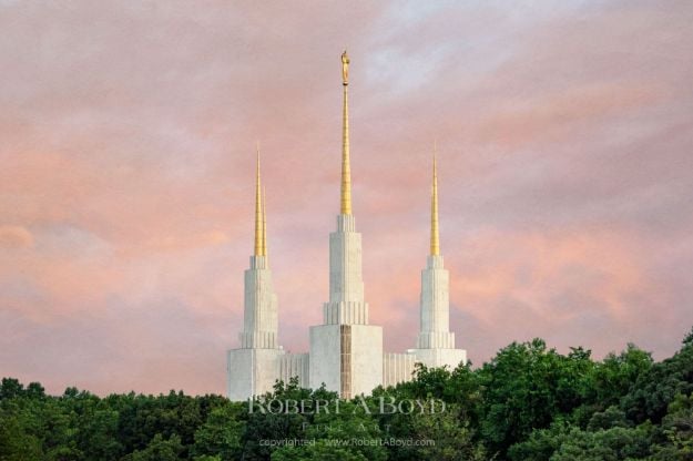 Picture of Washington DC Temple Spires