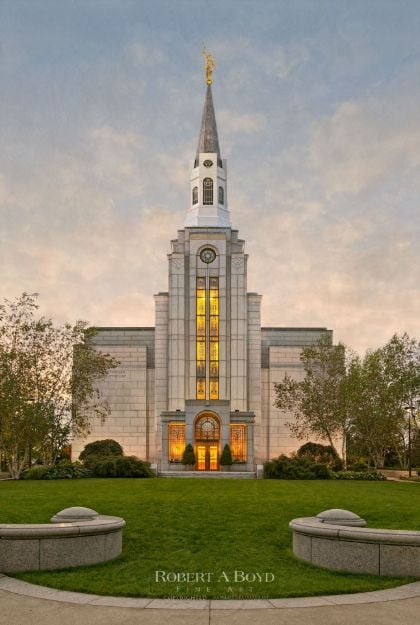 Picture of Boston Temple Summer