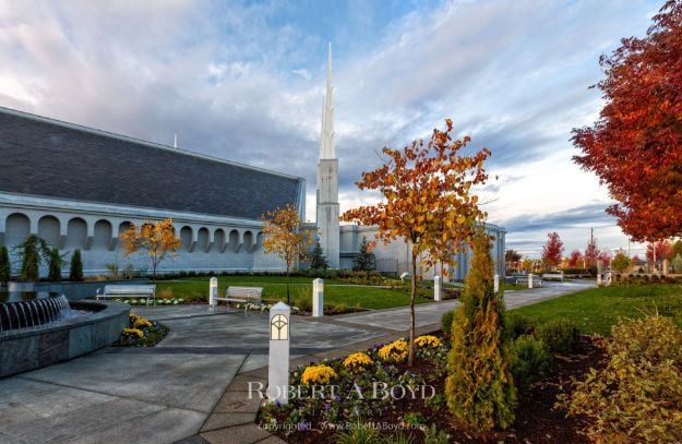 Picture of Boise Autumn Fountains