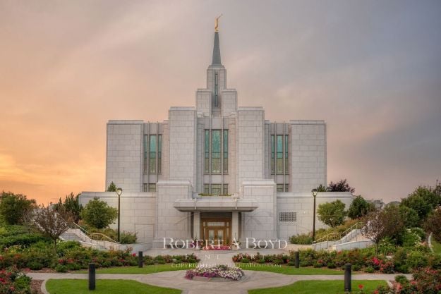 Picture of Calgary Temple Eventide