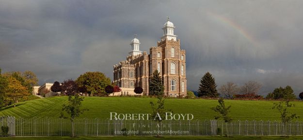 Picture of Logan Temple Spring Panoramic