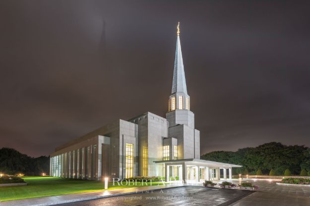 Picture of Preston Temple Summer Night