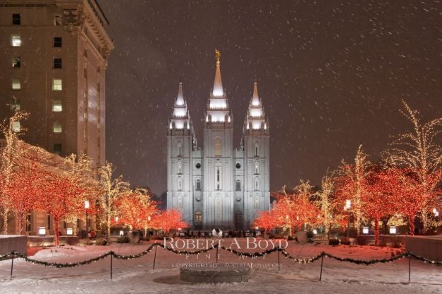 Picture of Salt Lake Christmas Snowstorm