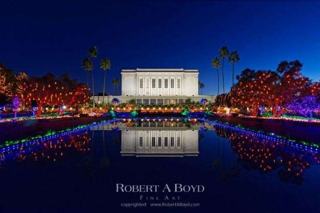 Picture of Mesa Temple Christmas 01