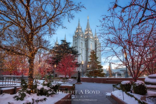 Picture of Salt Lake Winter Lights