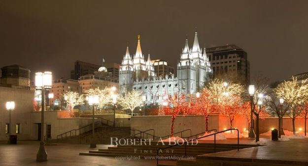 Picture of Salt Lake Lights from Conference Center