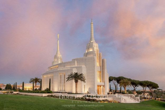 Picture of Rome Temple Evening Glow