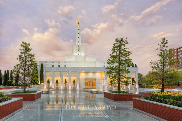 Picture of Madrid Temple The Morning Breaks