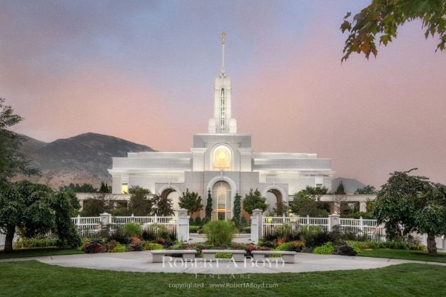 Mt Timpanogos Utah Temple - A House of Peace