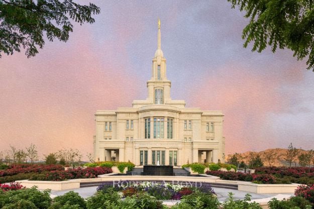 Payson Utah Temple - A House of Peace