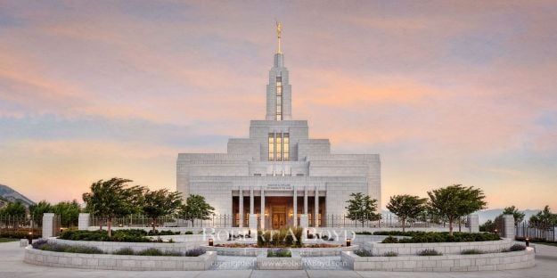 Picture of Draper Temple - Sunrise Panoramic