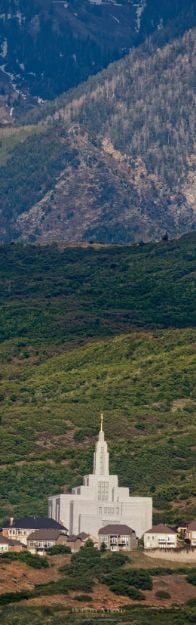 Picture of Draper Temple  Mountaintop