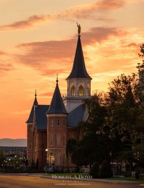 Picture of Provo City Center Spirit is Burning