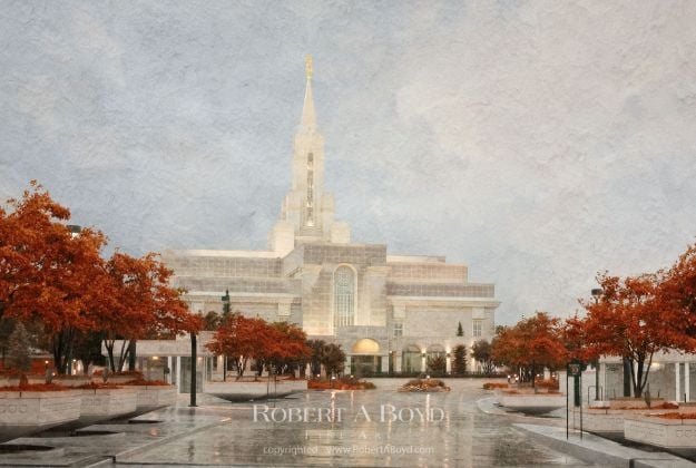 Picture of Bountiful Temple Rain