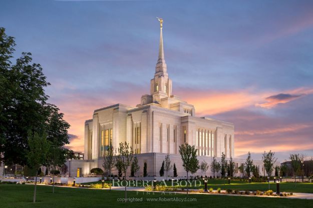 Picture of Ogden Temple Eventide