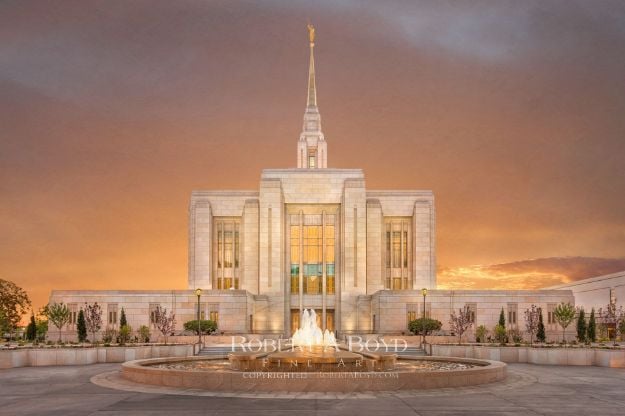 Picture of Ogden Temple Sunset