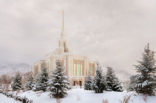 Picture of Ogden Temple Snow