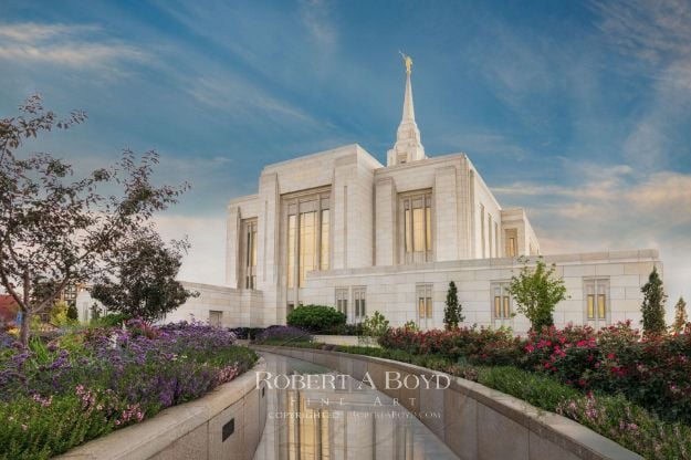 Picture of Ogden Temple Covenant Path