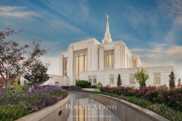 Picture of Ogden Temple Covenant Path