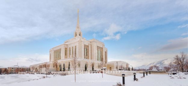 Picture of Ogden Temple Winterscape