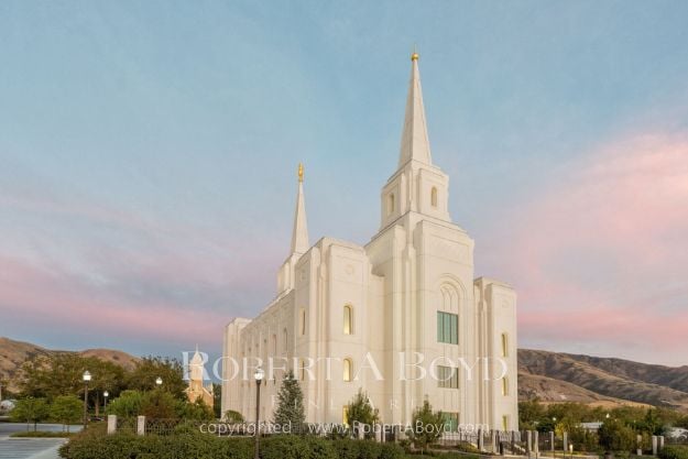 Picture of Brigham City Temple with Tabernacle