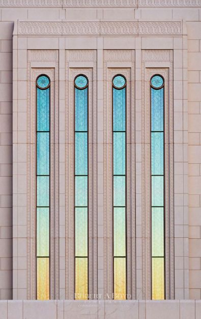 Picture of Gilbert Temple Window Glass