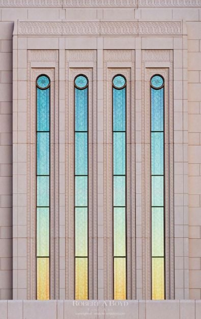 Picture of Gilbert Temple Window Glass