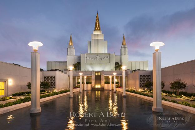 Picture of Oakland Temple Reflecting Pool