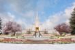 Picture of Denver Temple Late Snow