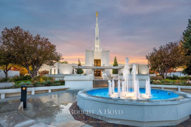 Picture of Denver Temple Covenant Path  2