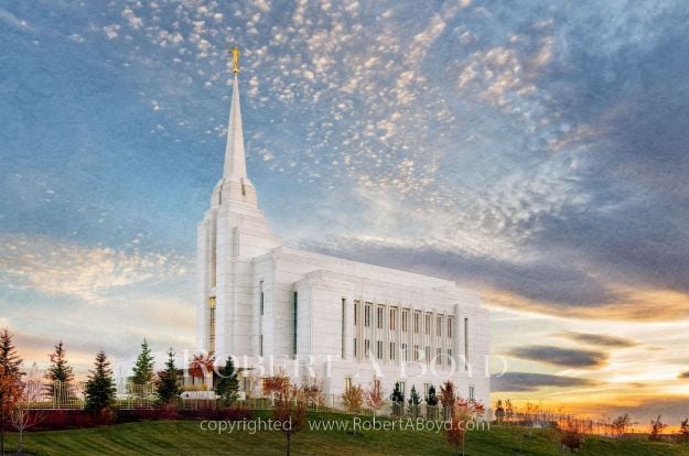Picture of Rexburg Temple Holy Places