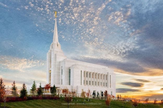 Picture of Rexburg Temple Holy Places