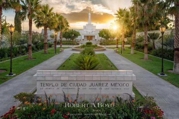 Picture of Ciudad Juarez Temple Sunset View