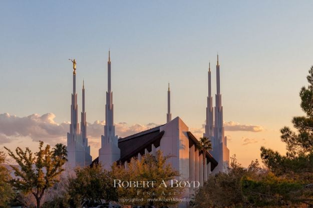 Picture of Las Vegas Temple Evening Light 1