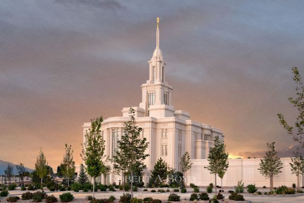 Picture of Payson Temple Eventide