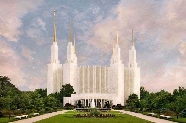 Picture of Washington DC Temple Holy Places